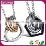 Fashion 2016 Stainless Steel Couple Pt850 Platinum Necklace