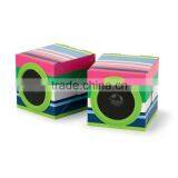 Mini Folding Paper Box Portable Speaker Suit for Gift thumbnail-3