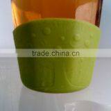 Clear Drinking Glass Tumbler With Silicone Sleeve thumbnail-2