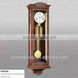 Brown Wall Pendulum Clocks for Home Decorative Wooden Case CE/FCC/ISO Standrad Good Quality PW1628 thumbnail-1