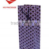 rope handle colorful printing wine paper bag with laminated