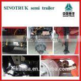 Three-Axle Container Flatbed Semi-trailer Truck thumbnail-3