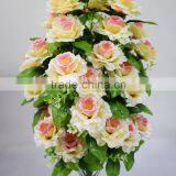 48 Heads Artificial Roses Tree Cheap Funeral Arrangement Grave Flower thumbnail-3