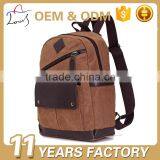 Guangzhou Canvas Schoolbag Laptop Bag Travelling Bag With pu thumbnail-2