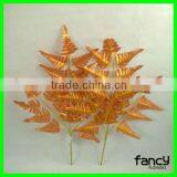 Beautiful 3 Heads 7 Branches Artificial Leaves for Sale thumbnail-2