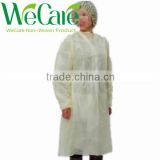 Non woven Hygienic Sanitary yellow hospital gowns for doctor