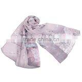 Classic Bird Animal Print Hot Sale Whole Sale Chiffon Scarf In Stock thumbnail-2