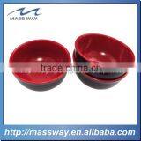 Food Grade Cutlery Set Plastic Red and Black Soup Melamine Noodles Bowl