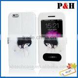 High Quality Wallet Leather Stand Colored Drawing Case for Iphone 6 thumbnail-5