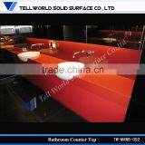 2015 Top Quality Red Color Bathroom Wash Basin