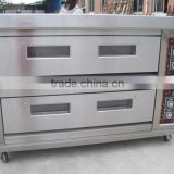 Comercial Gas Oven Double Deck 6 trays Cake Oven