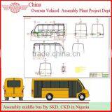 Mini School Bus Painting Procedure for Industrial Painting for Sale