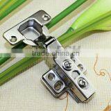 High Quality Iron Hydraulic Half Overlay Kitchen Corner Cabinet Hinges thumbnail-1