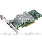 Latest 2 port10g SFP optical fiber PCIE connector LAN network card