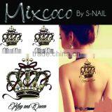 2016 Waterproof Temporary Tattoo ,wholesale Temporary Tattoo Sticker, Waterproof Tattoo Sticker in Gold Quality Choice thumbnail-2