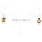 Citrine Oval Faceted Cut 925 Sterling Silver Earring thumbnail-1