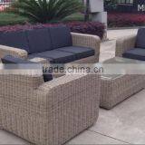 Wicker Poly Rattan Garden Sofa Furniture- P.E Rattan Round Garden Sofa Set thumbnail-1