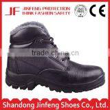 black thermal safety shoes steel toe cap protective footwear industrial safety work shoes artificial wool warm safety shoes