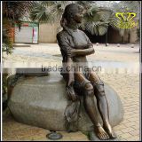 outdoor garden decoration dancing girl statue sculpture