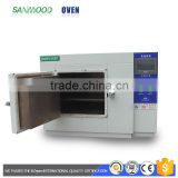 Safety drying oven with expended temperature range