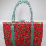 2016 High Quality African Fabric Handbag Wax Print Bag thumbnail-5