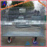 Warehouse Storage Werks Collapsible Mesh Stillage Heavy Duty Security Cage Factory Supplier