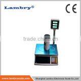 LAMBRY 30kg Double Screen Price Computing Scale With Pole