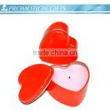 Heart Shaped Candle Tin for Promotion Gifts