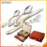 Cutlery Set Wooden Box, Cutlery Set 72, Gold Cutlery Set thumbnail-5