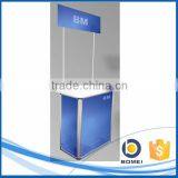 Portable Expo Customized Folding Screen Promotional Table Stand, Aluminum Promotion Counter
