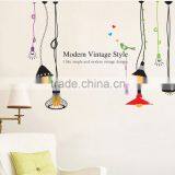 Fashion Lamp Removable Vinyl Decal Mural DIY Art Room Home Decor Wall Sticker Light thumbnail-4
