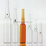 China pharmaceutical packaging 15ml amber glass ampule packaging
