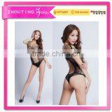 CK7024 Hot Sale One Piece Net Fishnet Sheer Girls in Bodystocking thumbnail-1