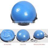 Yoga Fitness Ball Balance Trainer Balancing Ball Half With Resistance Band Inflator Pump Gym Trainer Ball thumbnail-3