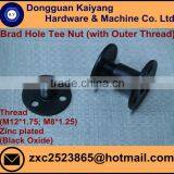 Outer Threaded Brad Hole Tee Nut (For Sofa and Large Furniture to Connect the Joint); Black Oxide thumbnail-4