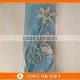 Hot Sale Frozen Elsa Crown Set Frozen Tiaras And Magic Wand For Girls Cosplay Hair Accessory thumbnail-3