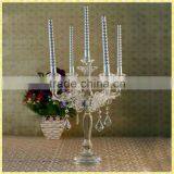 Handmade Exquisite Cheap Crystal Wholesale Candelabras Centerpieces For Wedding Table Decoration