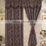 Polyester Jacquard Curtain With One Tieback