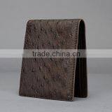 Luxury Ostrich Leather Wallet Handmade Custom Made Wallet