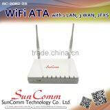 SC-2082-2S With 1 WAN, 3 LAN, 2 FXS WiFi VoIP ATA thumbnail-1