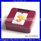 Square Cookies Tin Box for Wedding