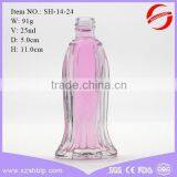 25ml twisted perfume glass bottle unique perfume bottle fancy bottles