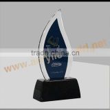 acrylic cube trophy/acrylic trophy design/acrylic desk awards