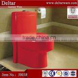 New! Made in China Bathroom Set Colored Toilet, Romantic Red Colour Toilet, Color Sanitary Ware Toilet