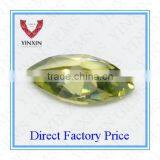 Brilliant Olive Green Cubic Zirconia Marquise 5X2.5mm CZ thumbnail-3