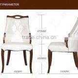 Wholesale Antique Royal Solid Wood Carved Dining Chair thumbnail-3