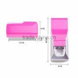 Cosylife Toothpaste Dispenser Toothbrush Holder and Toothpaste Squeezer Kit Wall Mounted Kid's 5 Toothbrush Holders With Cover thumbnail-2