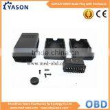 ELM327 OBD2 Connector J1962m Male Plug With Enclosure