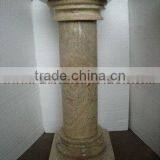 DECORATIVE SAHARA BEIGE MARBLE PEDESTALS thumbnail-5