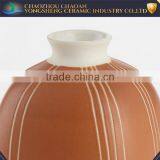 Hot Selling Fashionable Home Decor Brown Ceramic Vase thumbnail-2